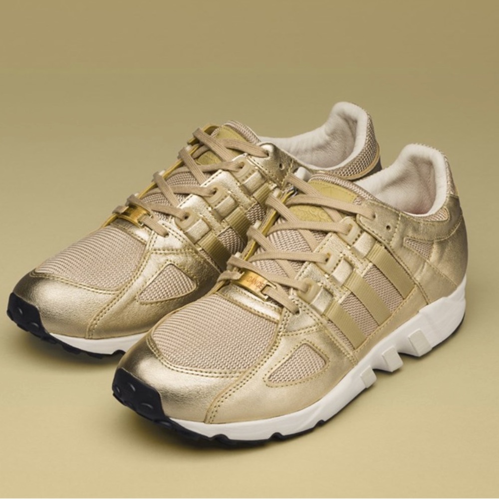 Adidas EQT Guidance All Gold sneakers. Like new, mens 9.5.
